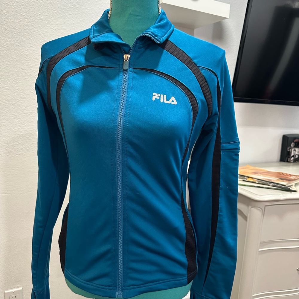 Blue & Black Fila Sport Jacket, XS (Also Fits Small) GREAT CONDITION